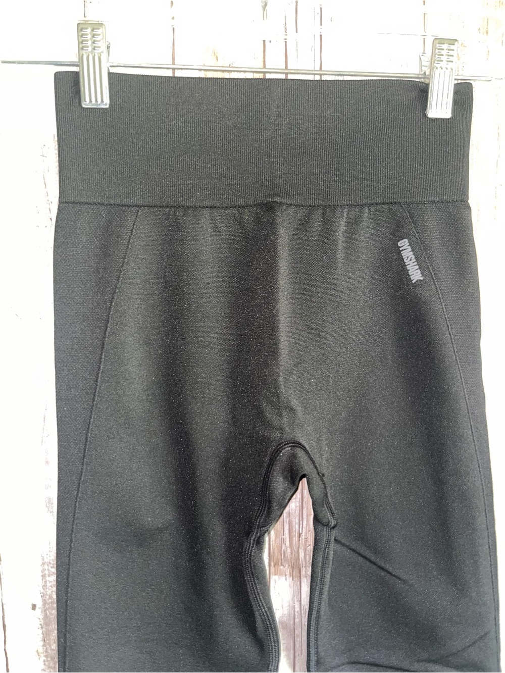 Gymshark High Waisted Flex Leggings Black Charcoal Size Small NWT Seamless - Picture 4 of 7